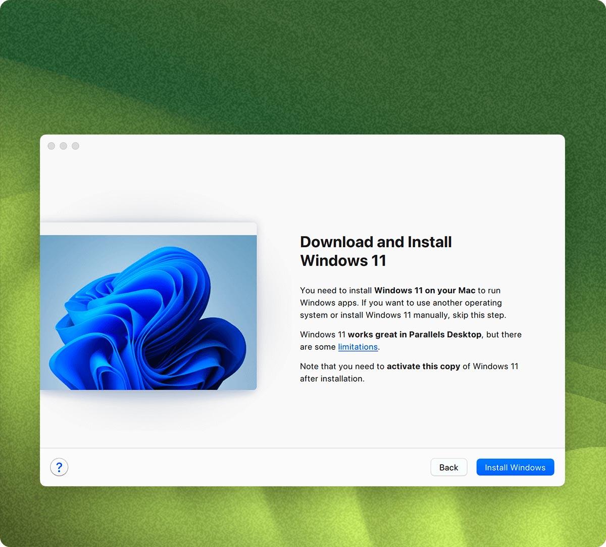 Install Windows 11 on your Mac in two clicks